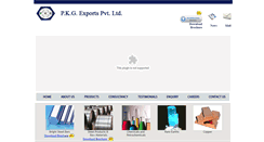 Desktop Screenshot of pkgexports.com